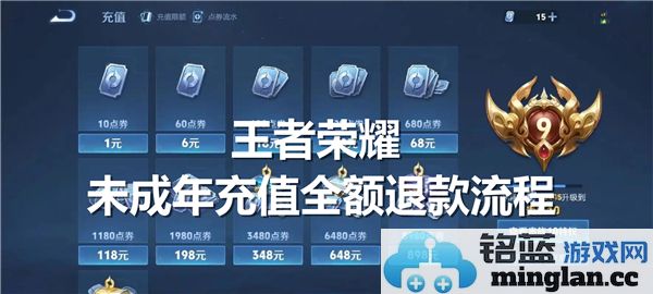 《王者荣耀2025未成年人游戏充值退款申请全攻略，助你轻松解决烦恼》