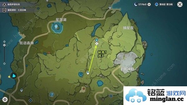 原神新版小灯草采集路线图最新小灯草速刷路线一览