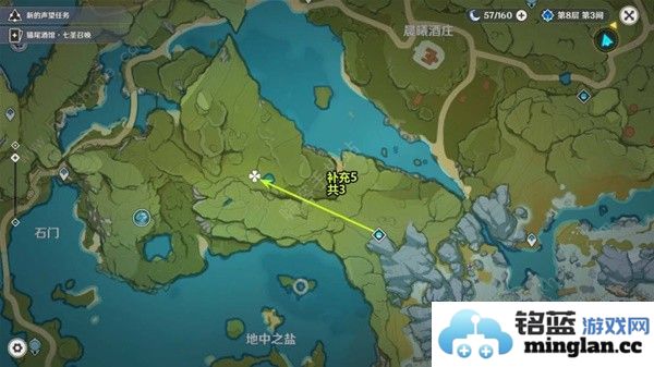 原神新版小灯草采集路线图最新小灯草速刷路线一览