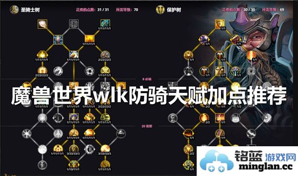 《魔兽世界Wlk防骑天赋加点的深度解析与最佳实践分享》