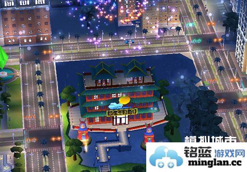 《模拟城市：我是市长》之中秋建筑盛景，恣意领略月圆之美，繁华似锦