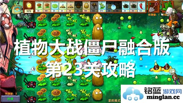 植物大战僵尸融合版第23关通关技巧及攻略详解