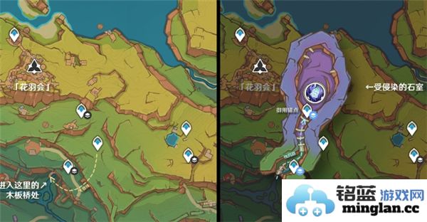 原神深邃摹结株的详细位置攻略与寻找到的方法