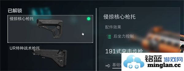 关于三角洲行动191式突击步枪的最佳配件及组合建议