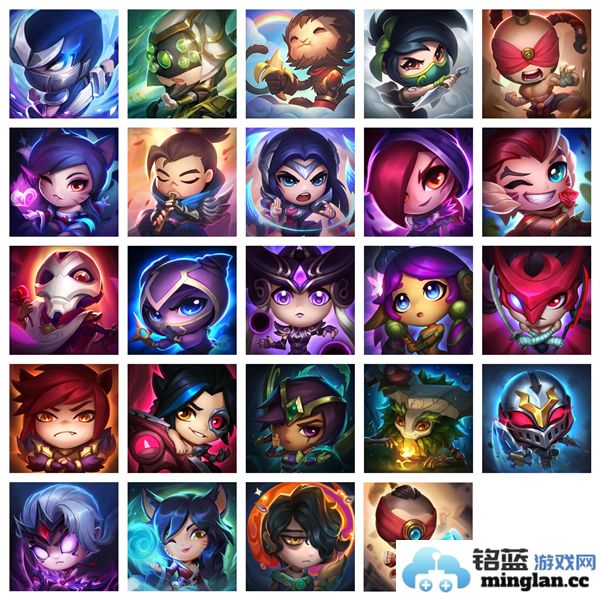 2024年LOL神秘Q版图标大全，看看有哪些新鲜款式引人注目