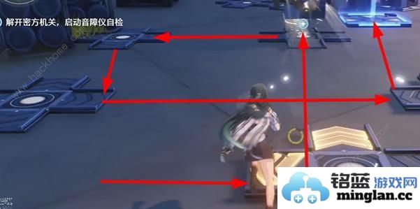 鸣潮解开密方机关启动音障仪自检怎么过解开密方机关启动音障仪自检通关攻略