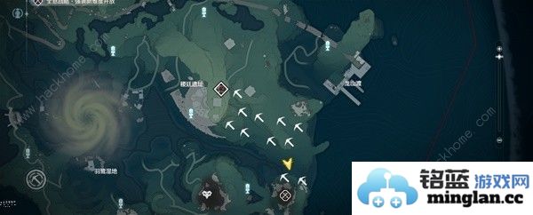 鸣潮红针晶簇采集路线分布图红针晶簇哪里最多