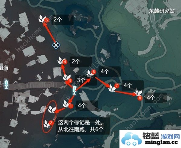 鸣潮妙弋花采集位置路线大全妙弋花高效收集点一览